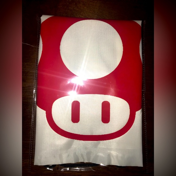 COPY - Super Mario Mushroom Graphic DrawString Backpack - Picture 4 of 4